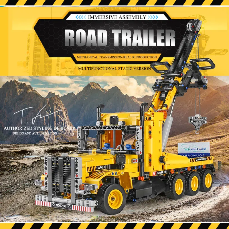 Mould King 17011 The MOC-43434 Tow Truck Building Block - Image 3