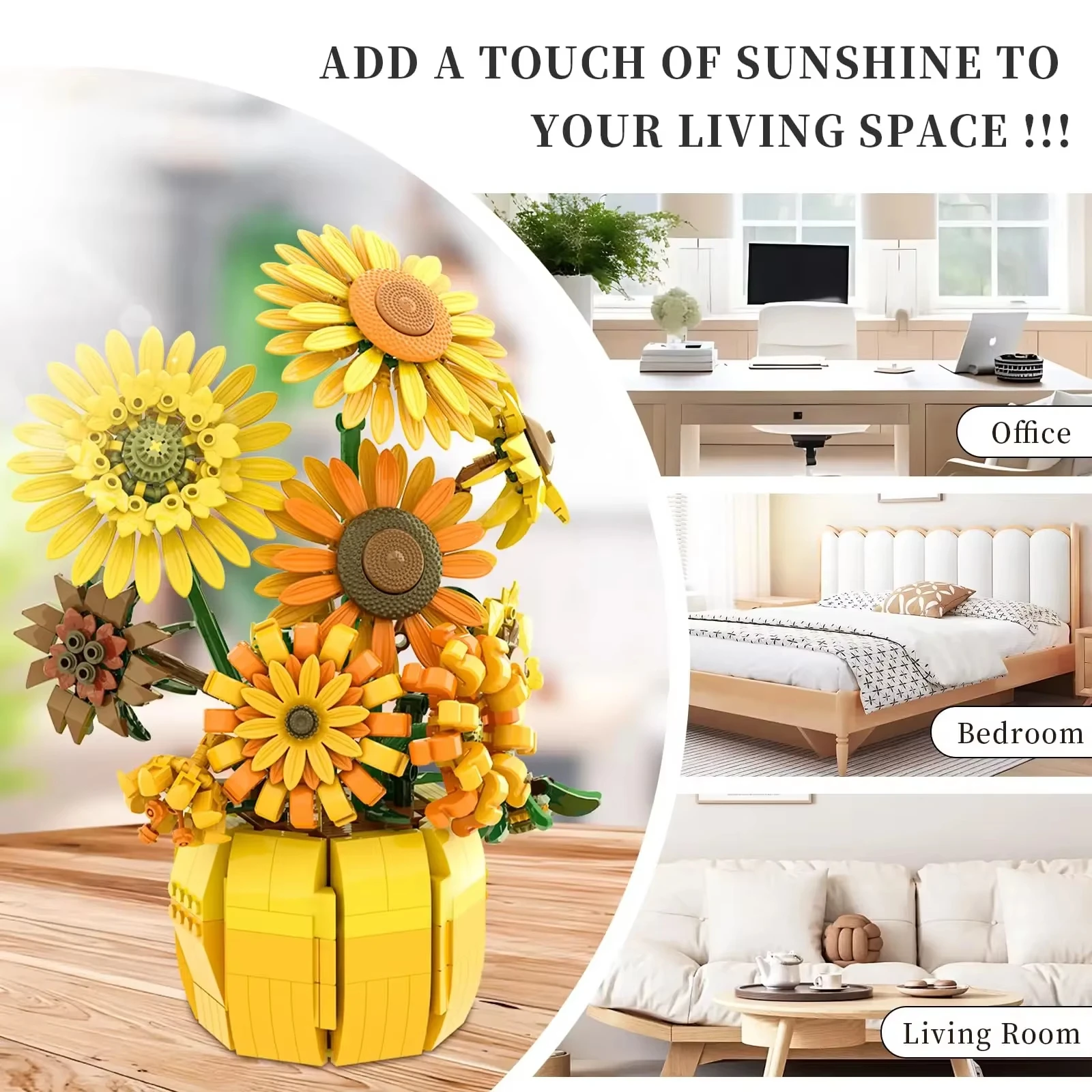 Flower Bundle Eternal Sunflower Building Blocks - Image 2