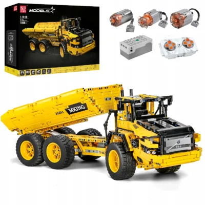MOULD KING 17010 APP RC Motorized Dump Truck Set Building Blocks